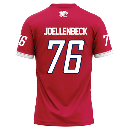 South Alabama - NCAA Football : Logan Joellenbeck - Red Football Jersey-1