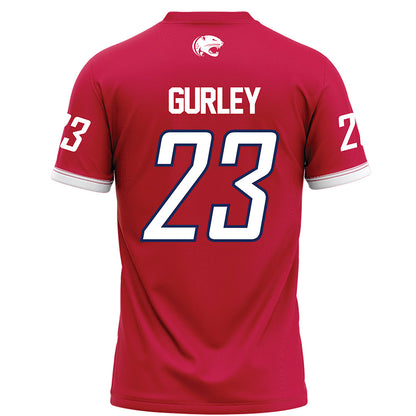 South Alabama - NCAA Football : Charles Gurley - Red Football Jersey-1