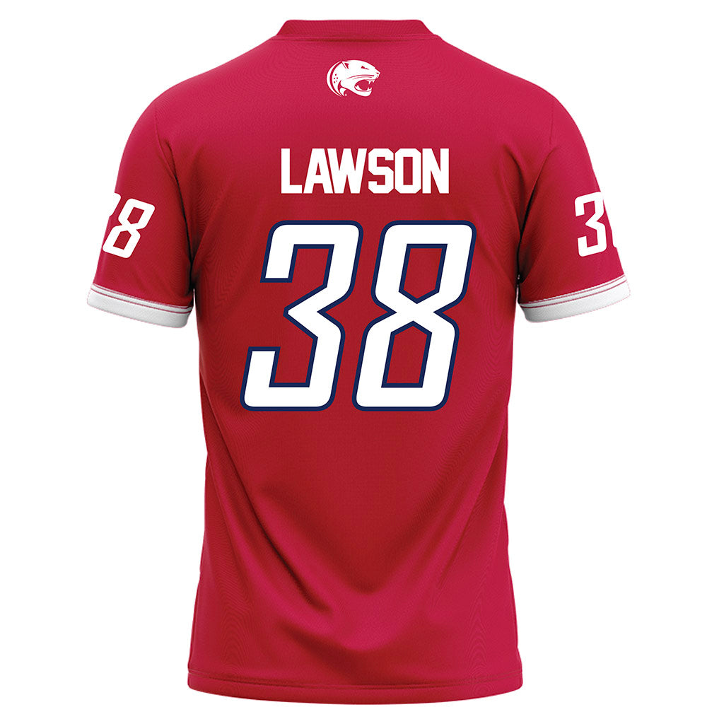 South Alabama - NCAA Football : Camden Lawson - Red Football Jersey-1