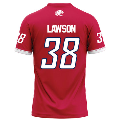 South Alabama - NCAA Football : Camden Lawson - Red Football Jersey-1