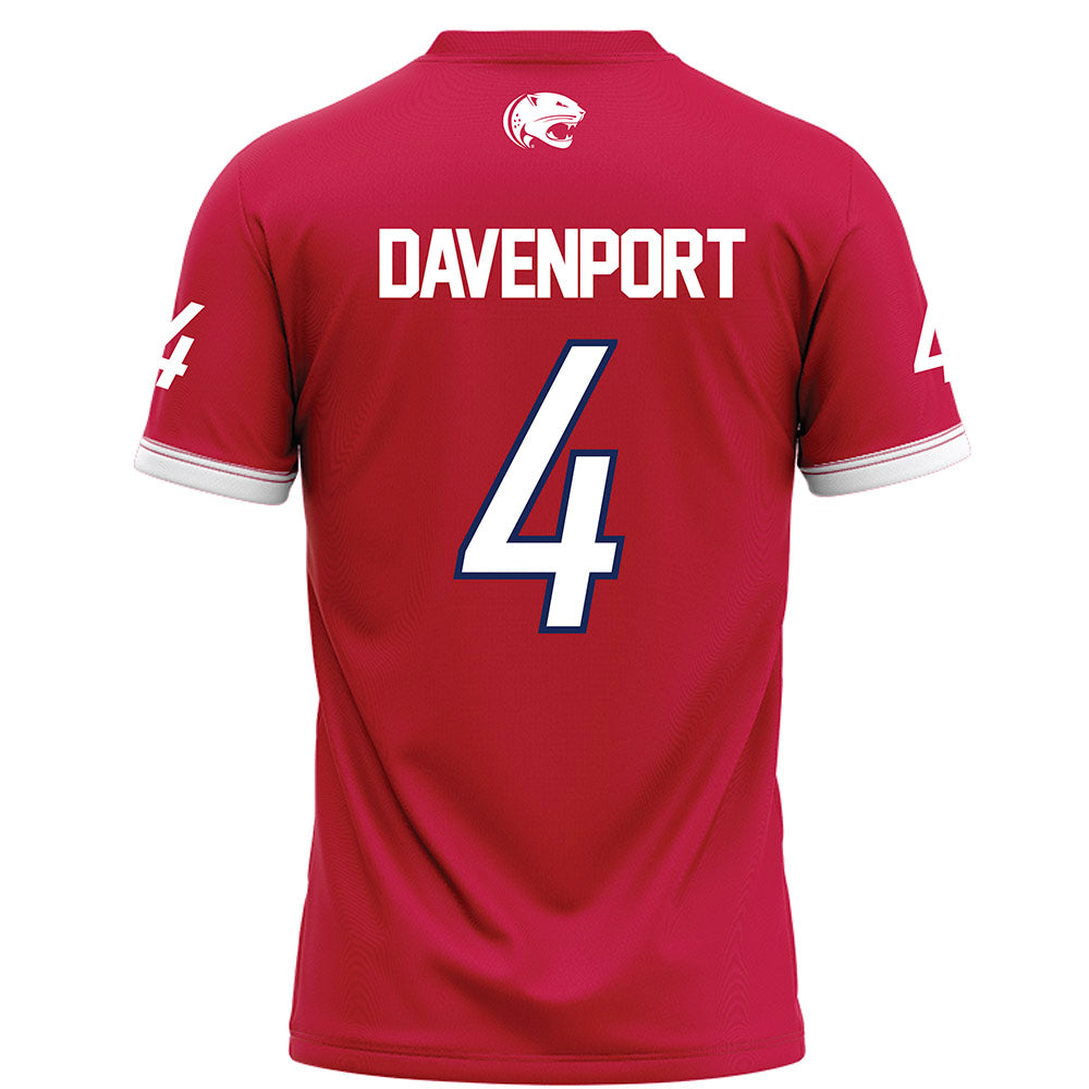 South Alabama - NCAA Football : bishop davenport - Red Football Jersey-1
