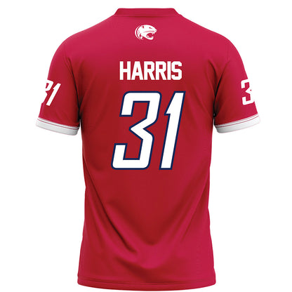 South Alabama - NCAA Football : Mike Harris - Red Football Jersey-1
