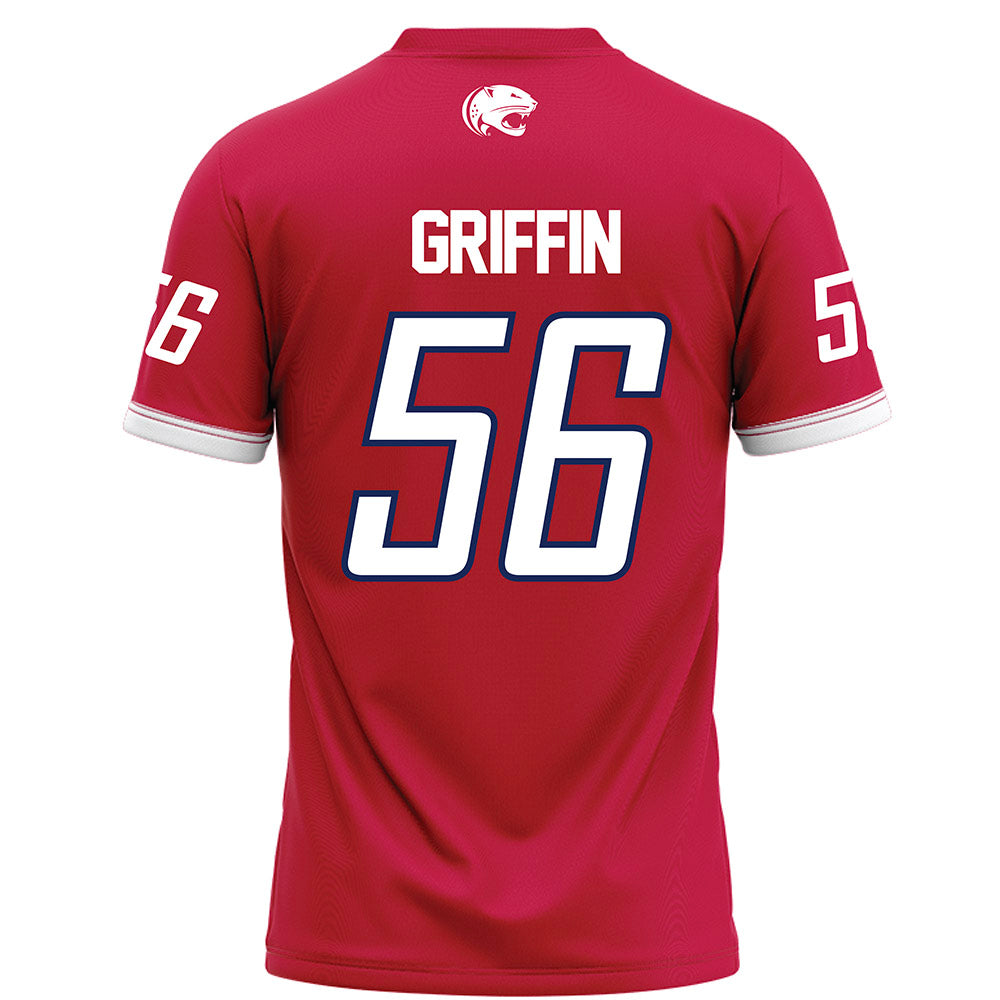 South Alabama - NCAA Football : Adrian Griffin - Red Football Jersey-1