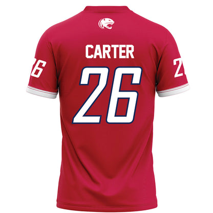 South Alabama - NCAA Football : Jonathon Carter - Red Football Jersey-1
