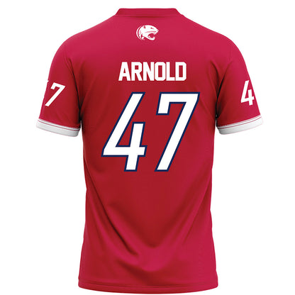 South Alabama - NCAA Football : Donnie Arnold - Red Football Jersey-1
