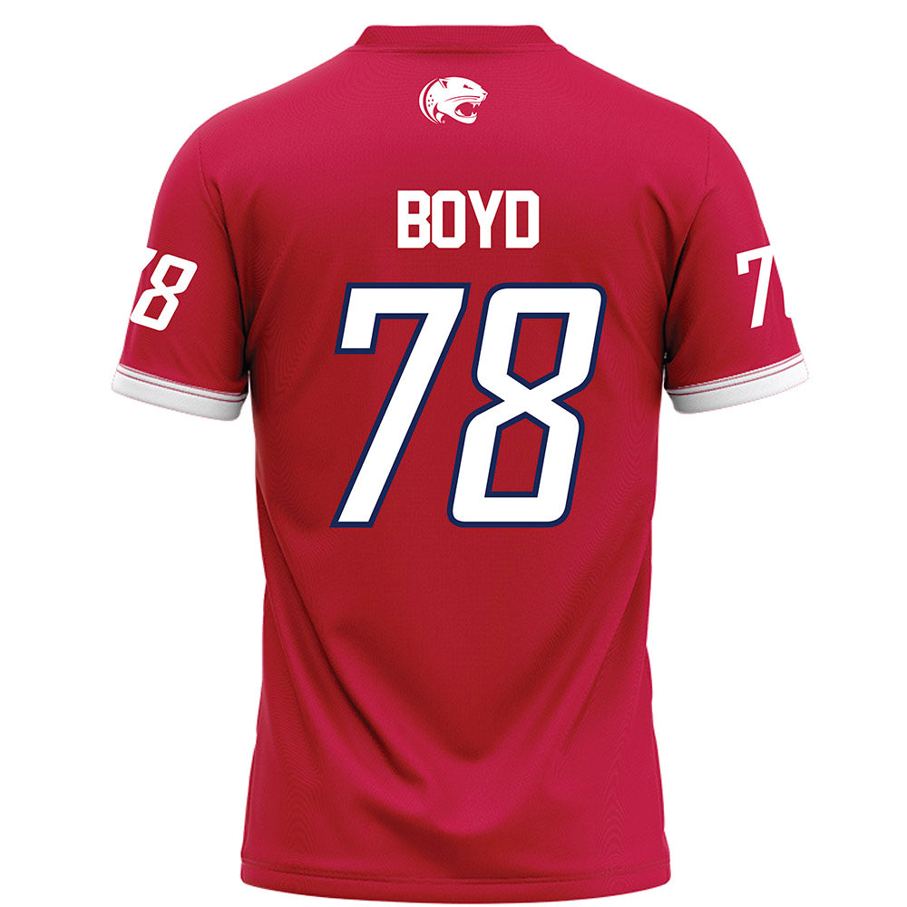 South Alabama - NCAA Football : Noah Boyd - Red Football Jersey-1