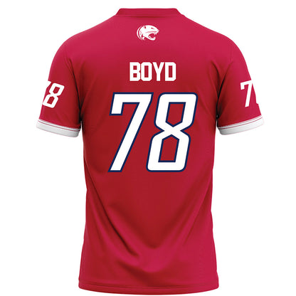 South Alabama - NCAA Football : Noah Boyd - Red Football Jersey-1