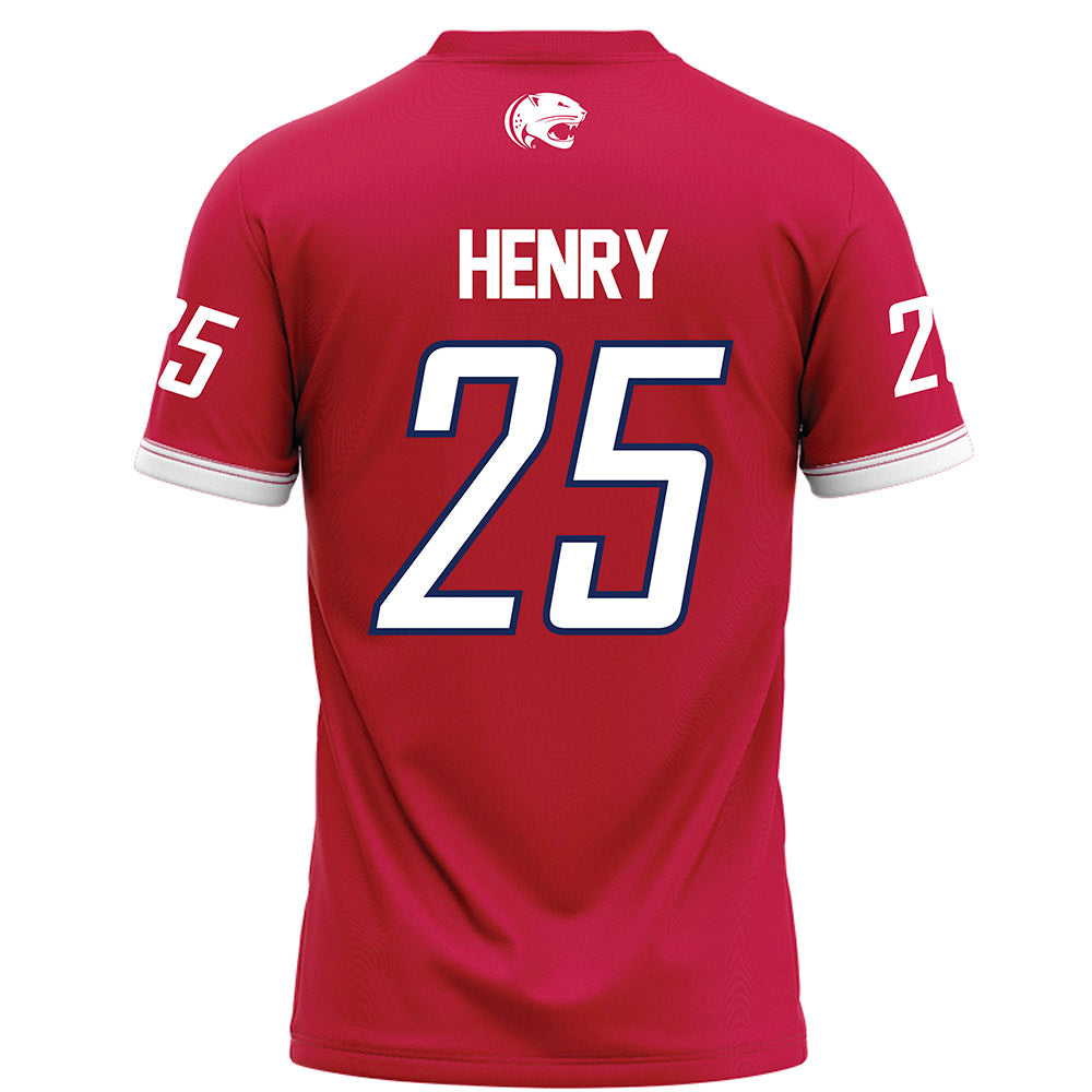 South Alabama - NCAA Football : TreMon Henry - Red Football Jersey-1