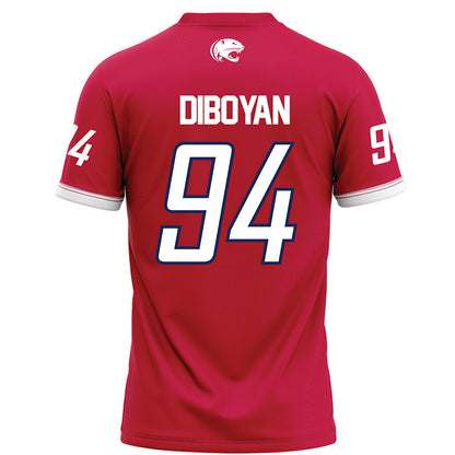 South Alabama - NCAA Football : Hamilton DiBoyan - Red Football Jersey-1