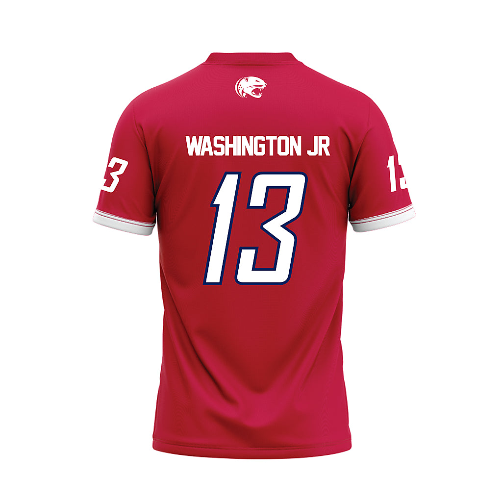 South Alabama - NCAA Football : Jarvis Washington Jr - Red Football Jersey-1
