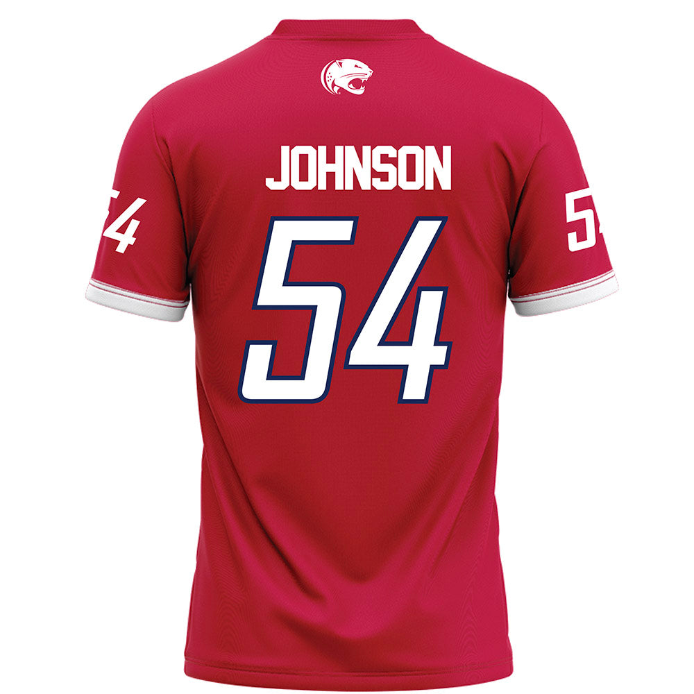 South Alabama - NCAA Football : Leavy Johnson - Red Football Jersey-1