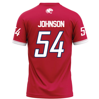South Alabama - NCAA Football : Leavy Johnson - Red Football Jersey-1