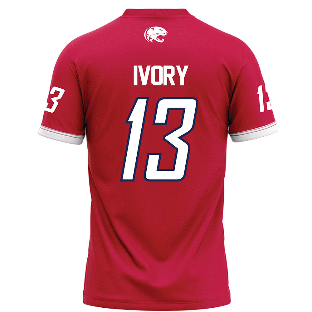 South Alabama - NCAA Football : Javon Ivory - Red Football Jersey-1