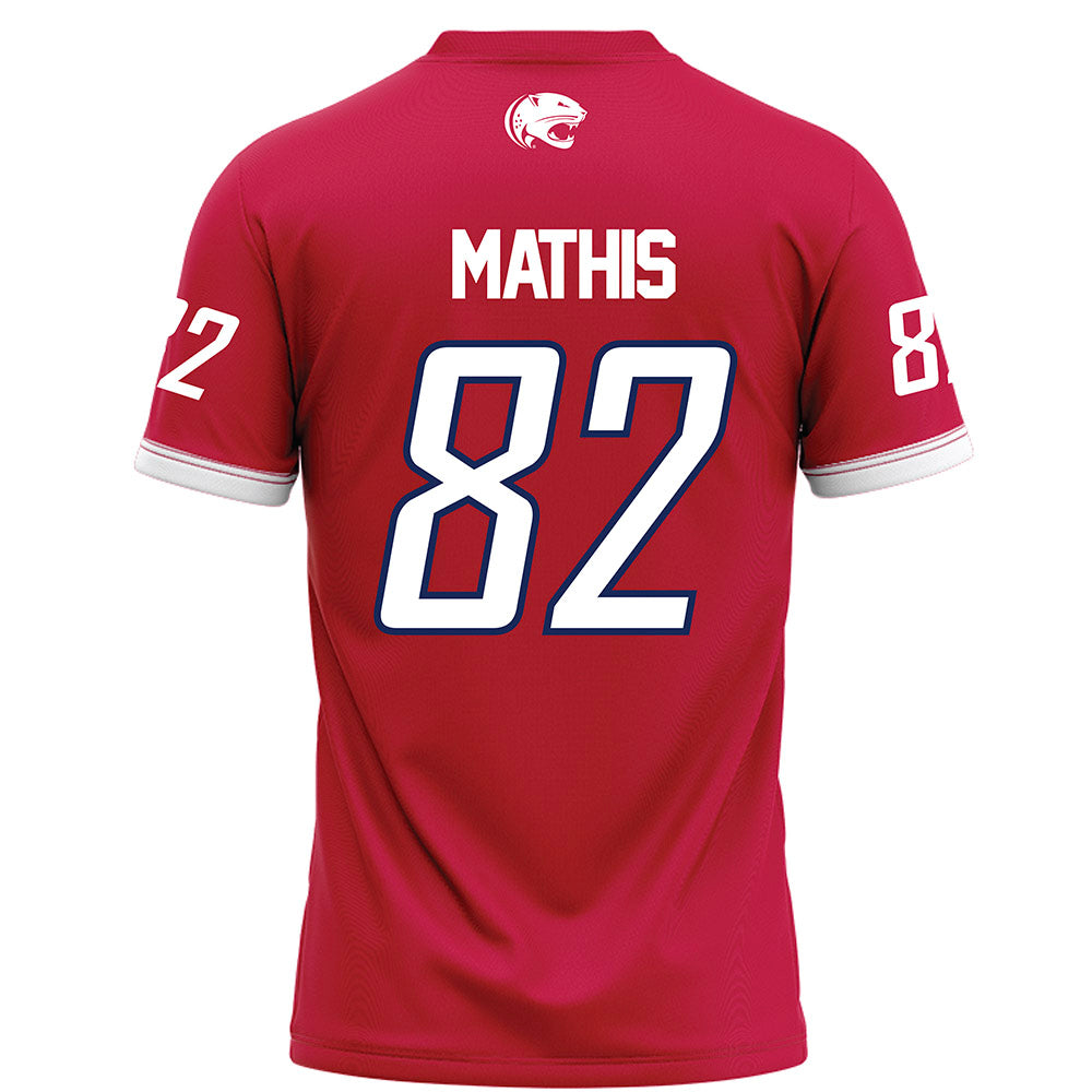 South Alabama - NCAA Football : Julius Mathis - Red Football Jersey-1