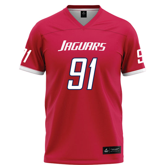 South Alabama - NCAA Football : EMauri Smiley - Red Football Jersey-0