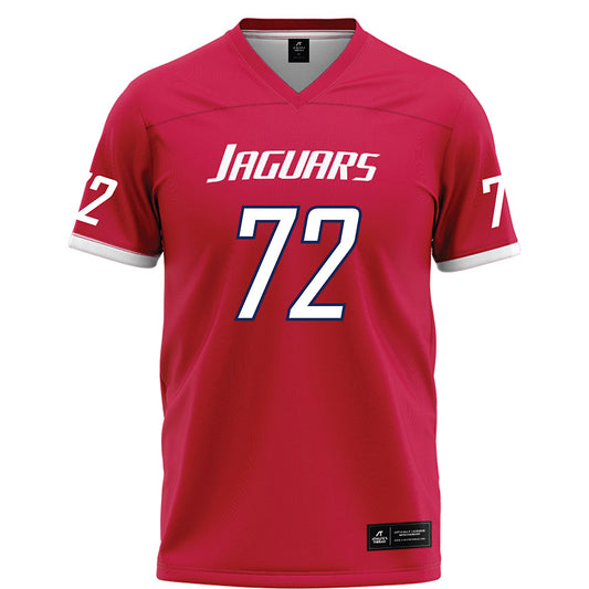South Alabama - NCAA Football : Ethan Hubbard - Red Football Jersey-0