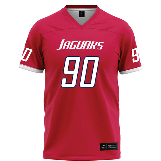 South Alabama - NCAA Football : E'Mauri Smiley - Red Football Jersey-0