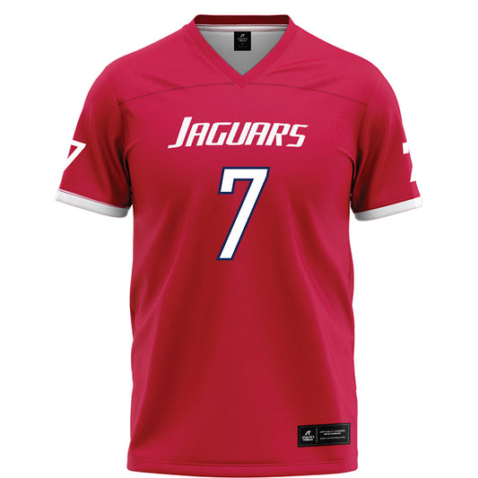 South Alabama - NCAA Football : Gio Lopez - Red Football Jersey-0