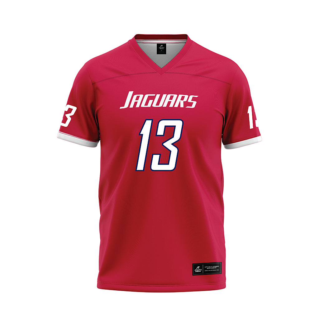 South Alabama - NCAA Football : Jarvis Washington Jr - Red Football Jersey-0