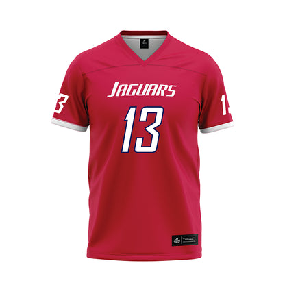 South Alabama - NCAA Football : Jarvis Washington Jr - Red Football Jersey-0