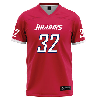 South Alabama - NCAA Football : Camen Upshaw - Red Football Jersey-0