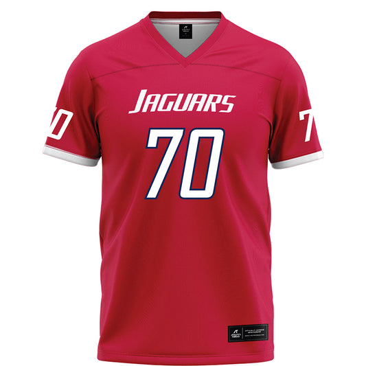 South Alabama - NCAA Football : Elliott Chaney - Red Football Jersey-0