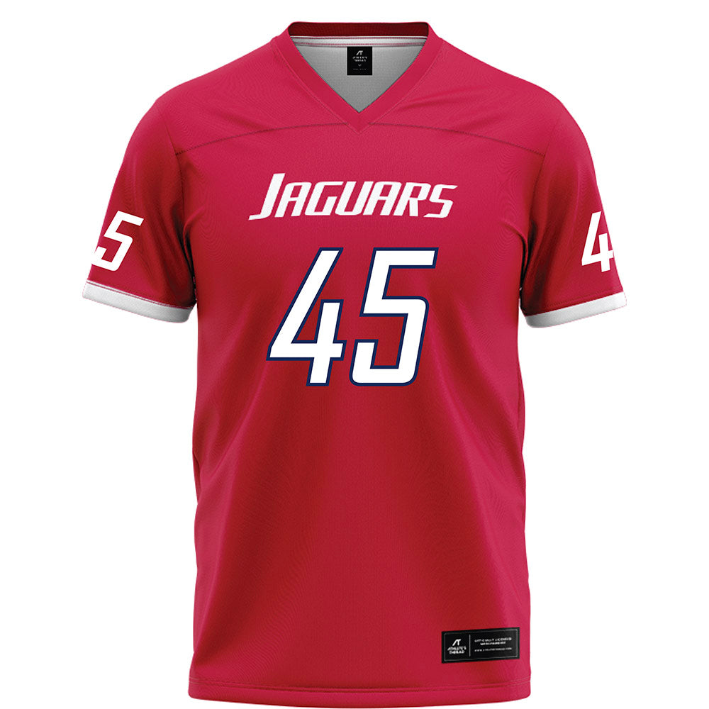 South Alabama - NCAA Football : Edward Smith IV - Red Football Jersey-0