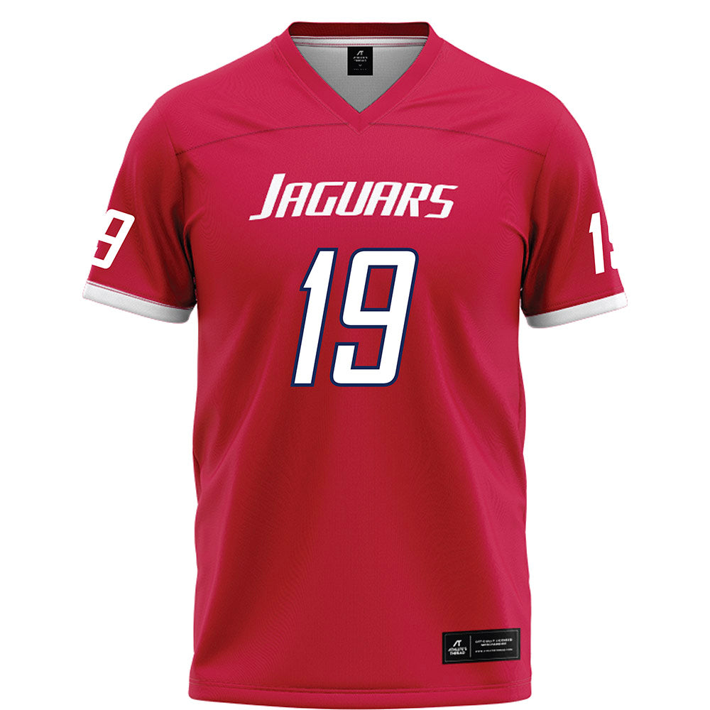 South Alabama - NCAA Football : Jerrian Graham - Red Football Jersey-0