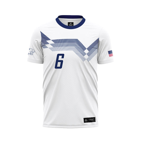 South Alabama - NCAA Women's Soccer : Alexandra Grammenopoulos - White Soccer Jersey-0
