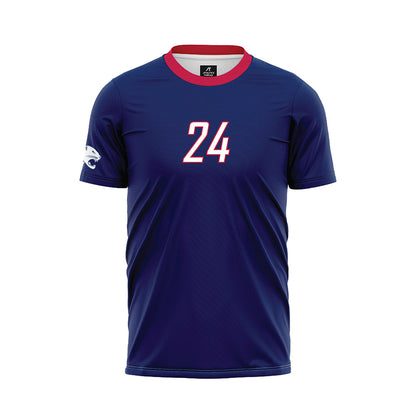 South Alabama - NCAA Women's Soccer : Larkin Wilson - Blue Soccer Jersey-0