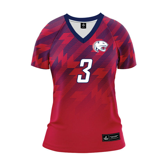 South Alabama - NCAA Women's Soccer : Hallie McBride - Red Volleyball Jersey-0
