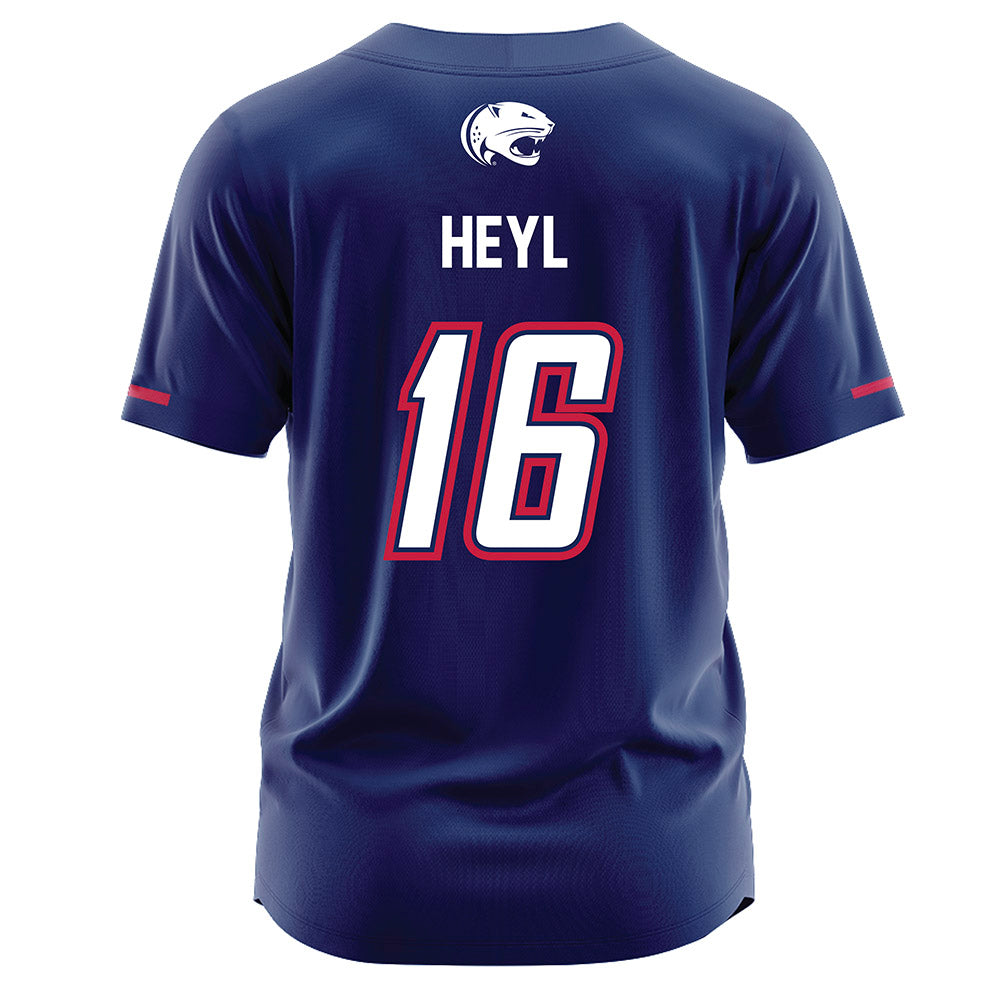 South Alabama - NCAA Softball : Cailyn Heyl - Blue Jersey-1