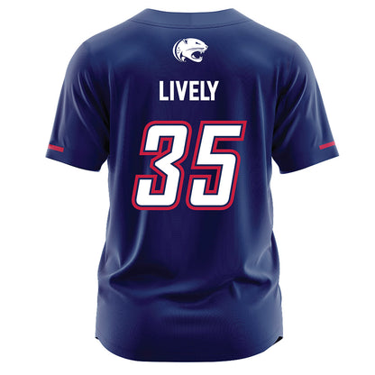 South Alabama - NCAA Softball : Presley Lively - Blue Jersey-1