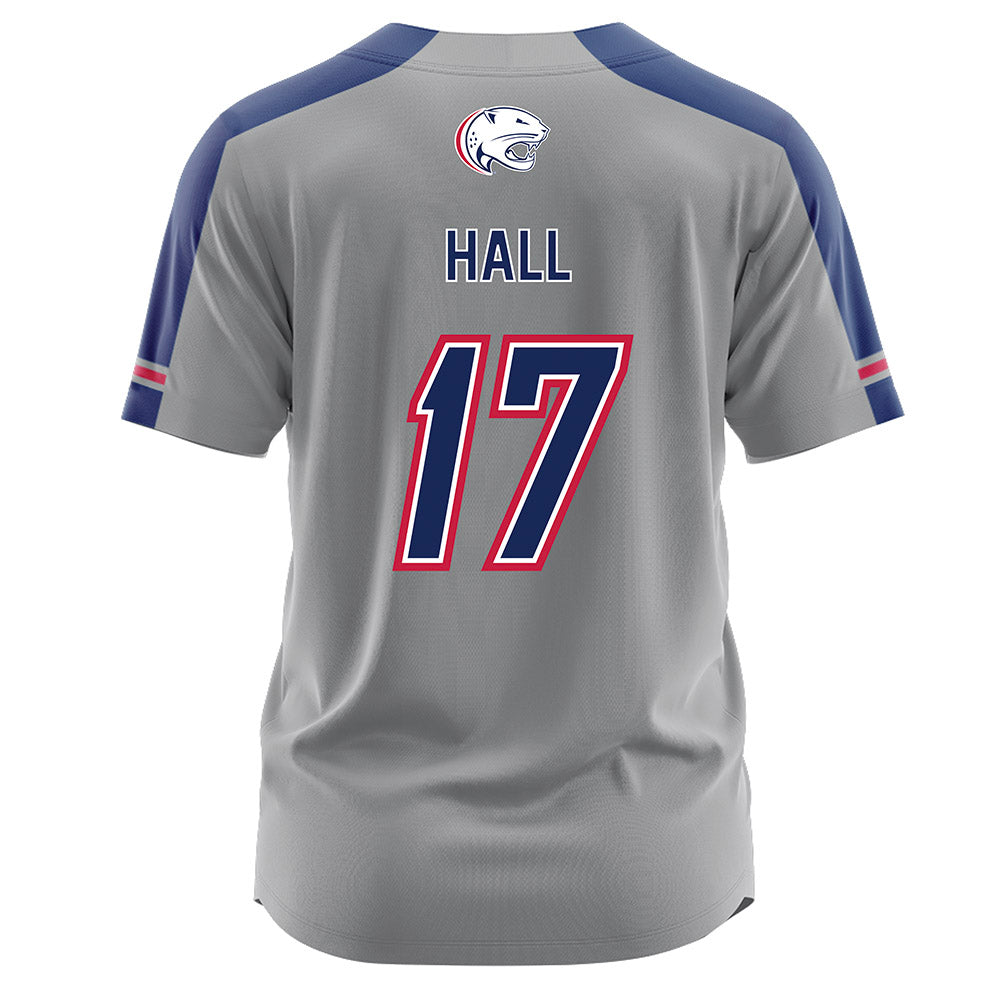South Alabama - NCAA Softball : Morgan Hall - Grey Jersey-1