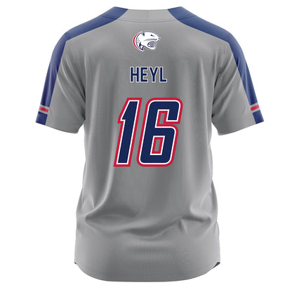 South Alabama - NCAA Softball : Cailyn Heyl - Grey Jersey-1