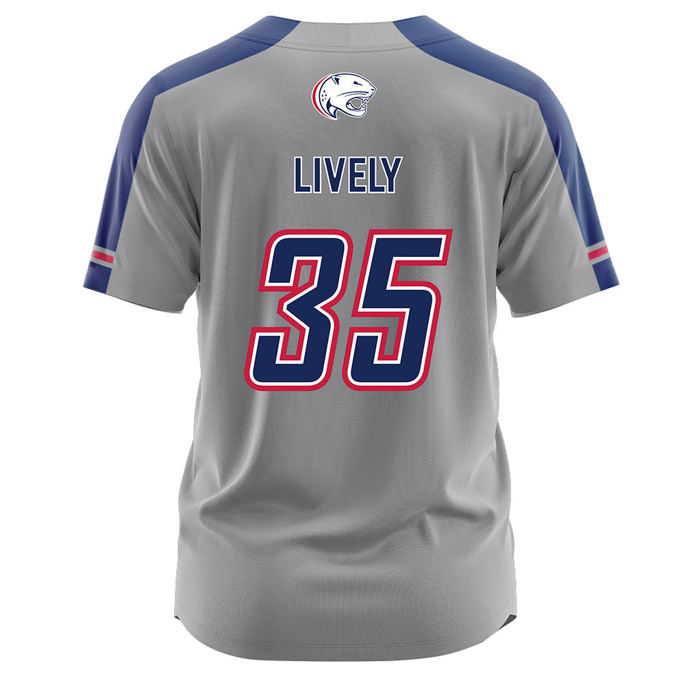 South Alabama - NCAA Softball : Presley Lively - Grey Jersey-1