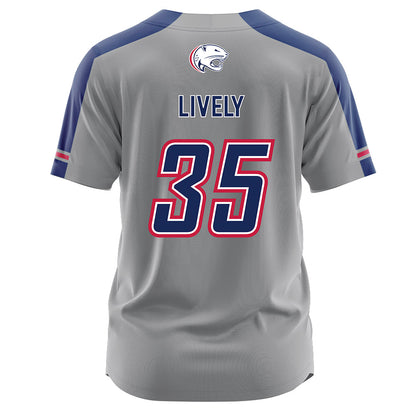 South Alabama - NCAA Softball : Presley Lively - Grey Jersey-1