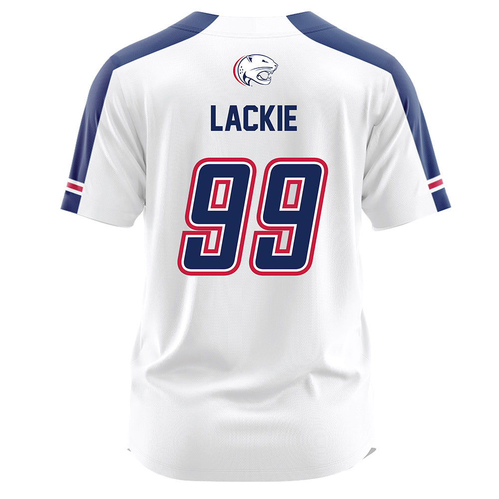South Alabama - NCAA Softball : Olivia Lackie - White Jersey-1