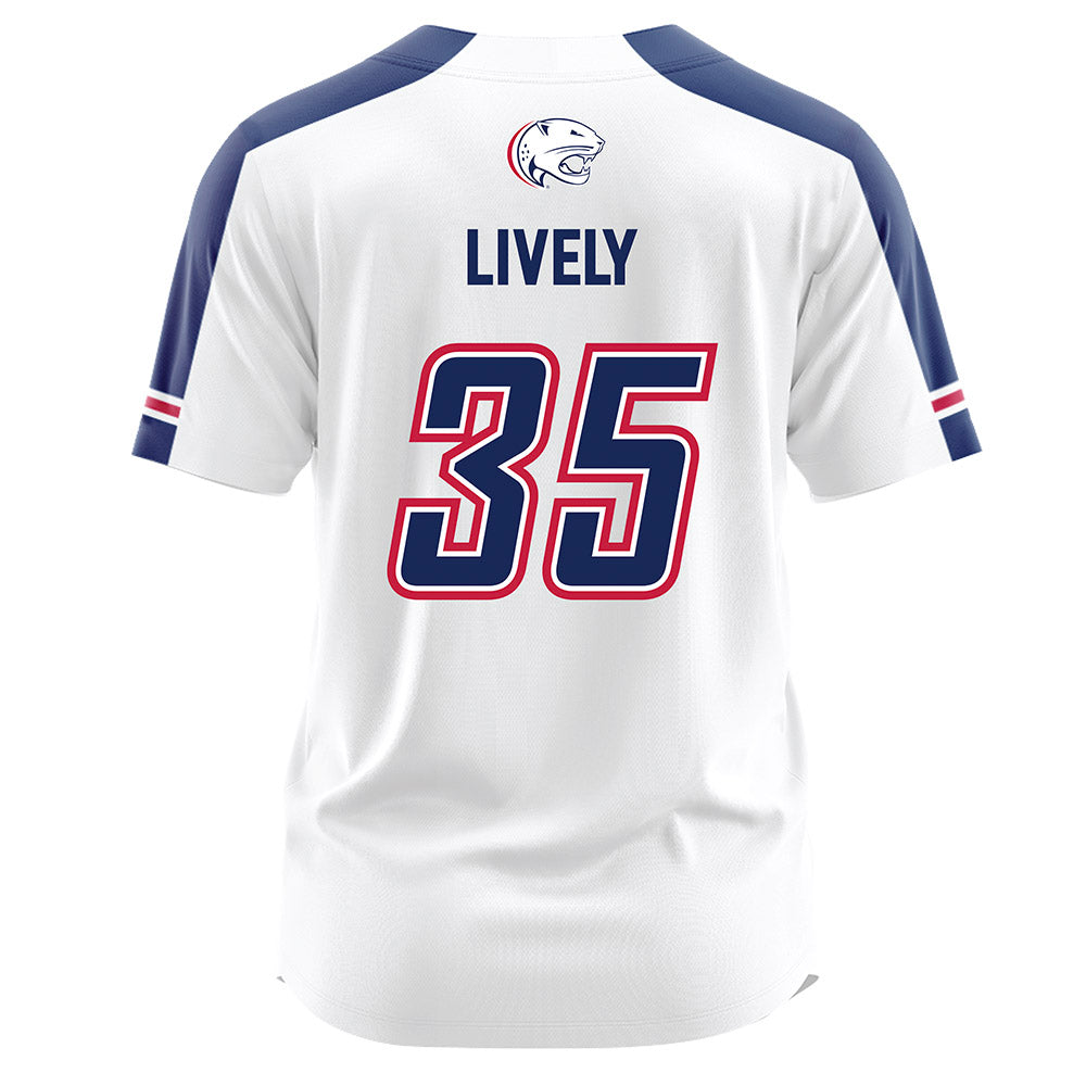 South Alabama - NCAA Softball : Presley Lively - White Jersey-1
