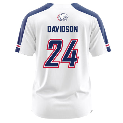 South Alabama - NCAA Softball : Megan Davidson - White Jersey-1