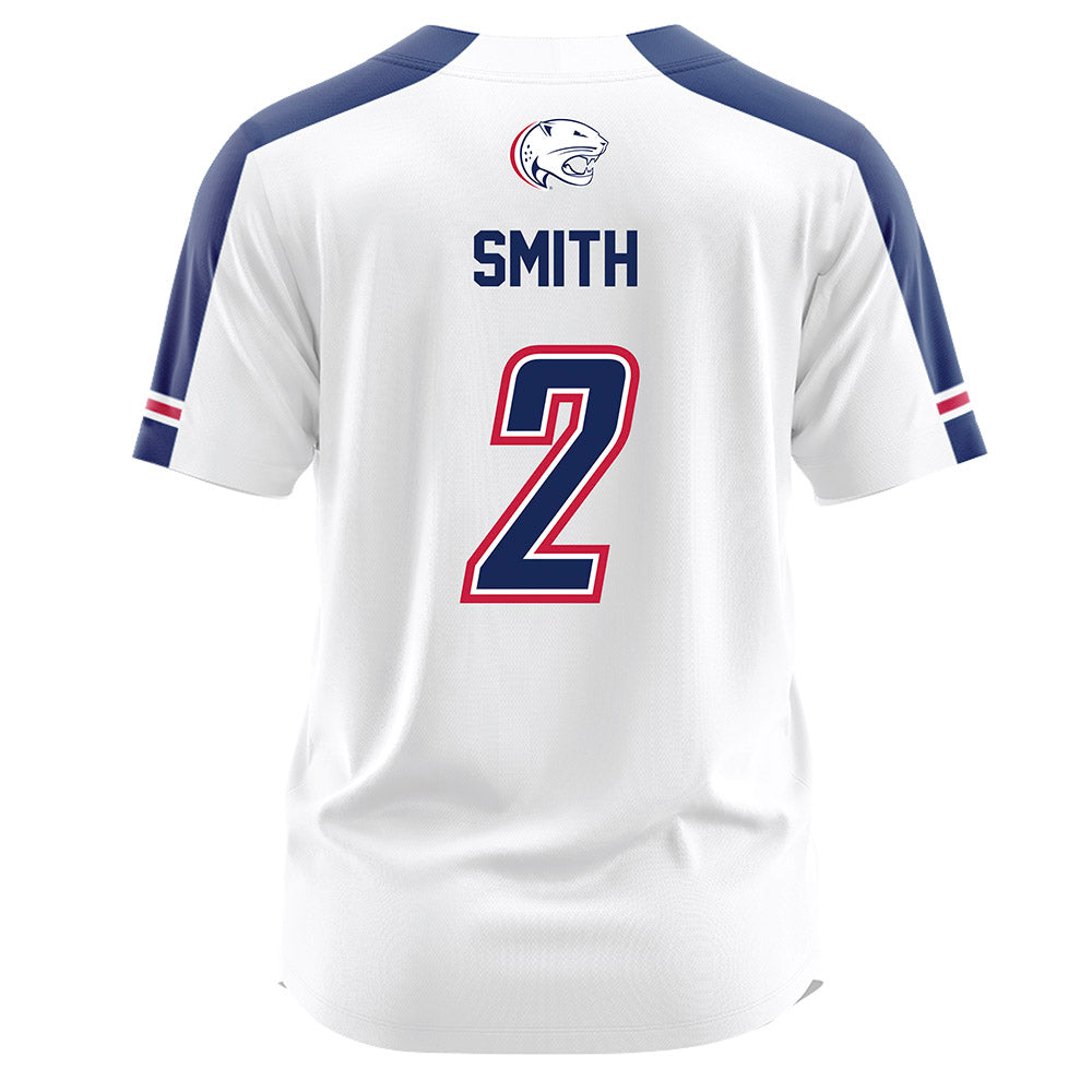 South Alabama - NCAA Softball : Ansleigh Smith - White Jersey-1
