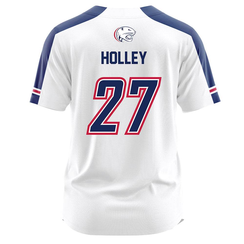 South Alabama - NCAA Softball : Brea Holley - White Jersey-1
