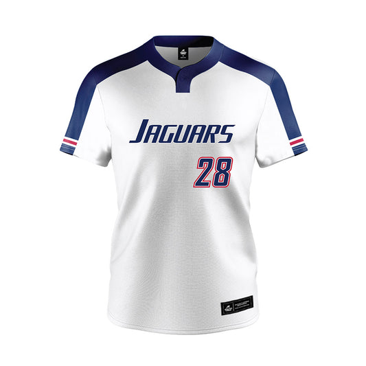 South Alabama - NCAA Softball : Virginia Mambelli - White Jersey-0