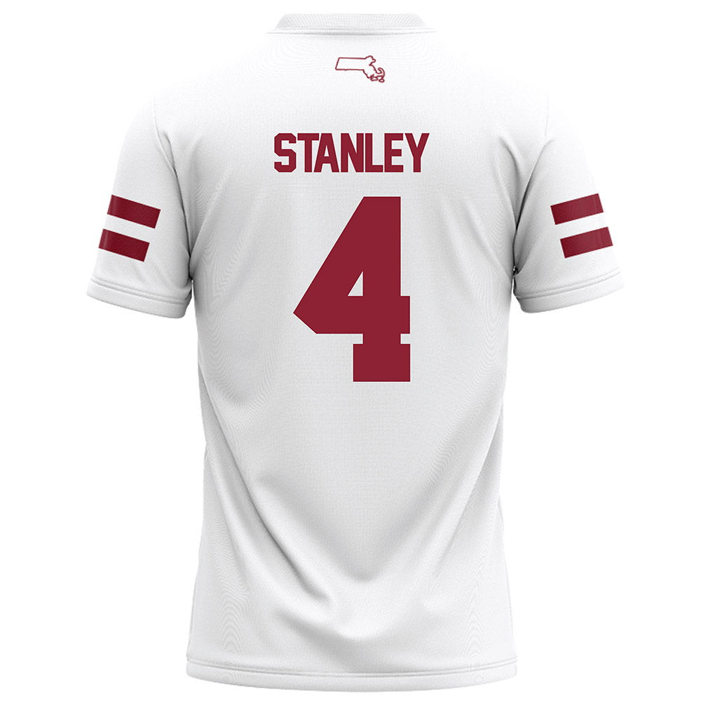 UMass - NCAA Football : Chris Stanley - White Football Jersey-1
