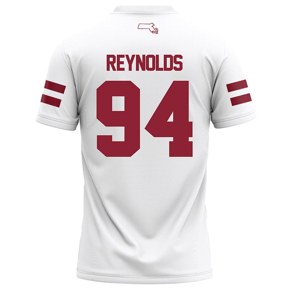 UMass - NCAA Football : Colin Reynolds - White Football Jersey-1