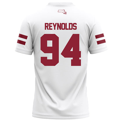 UMass - NCAA Football : Colin Reynolds - White Football Jersey-1