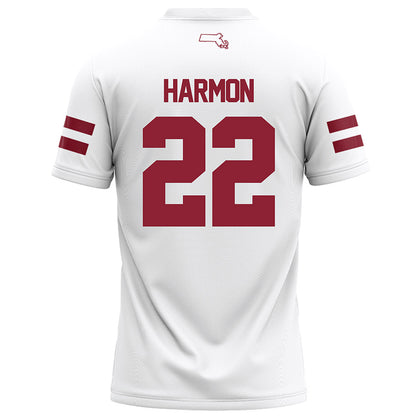 UMass - NCAA Football : Jahmad Harmon - White Football Jersey-1