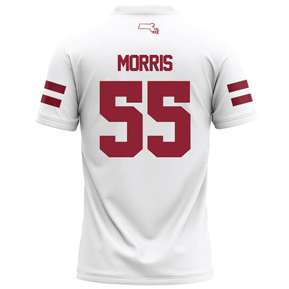 UMass - NCAA Football : Zakar Morris - White Football Jersey-1