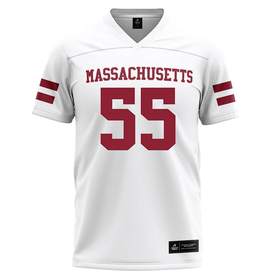 UMass - NCAA Football : Ben Noome - White Football Jersey-0