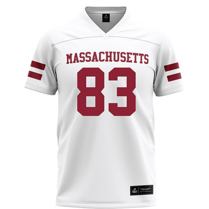 UMass - NCAA Football : Reece Adkins - White Football Jersey-0